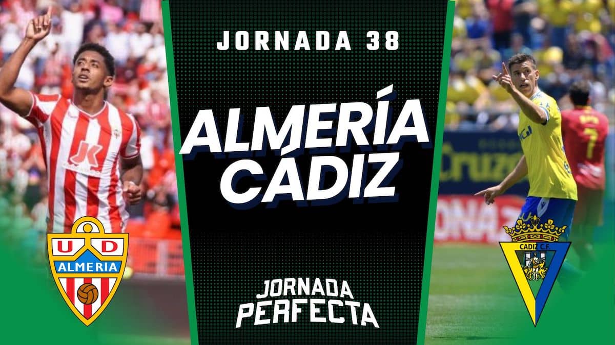 Almería Cádiz Onces Posibles J38 Biwenger y Comunio