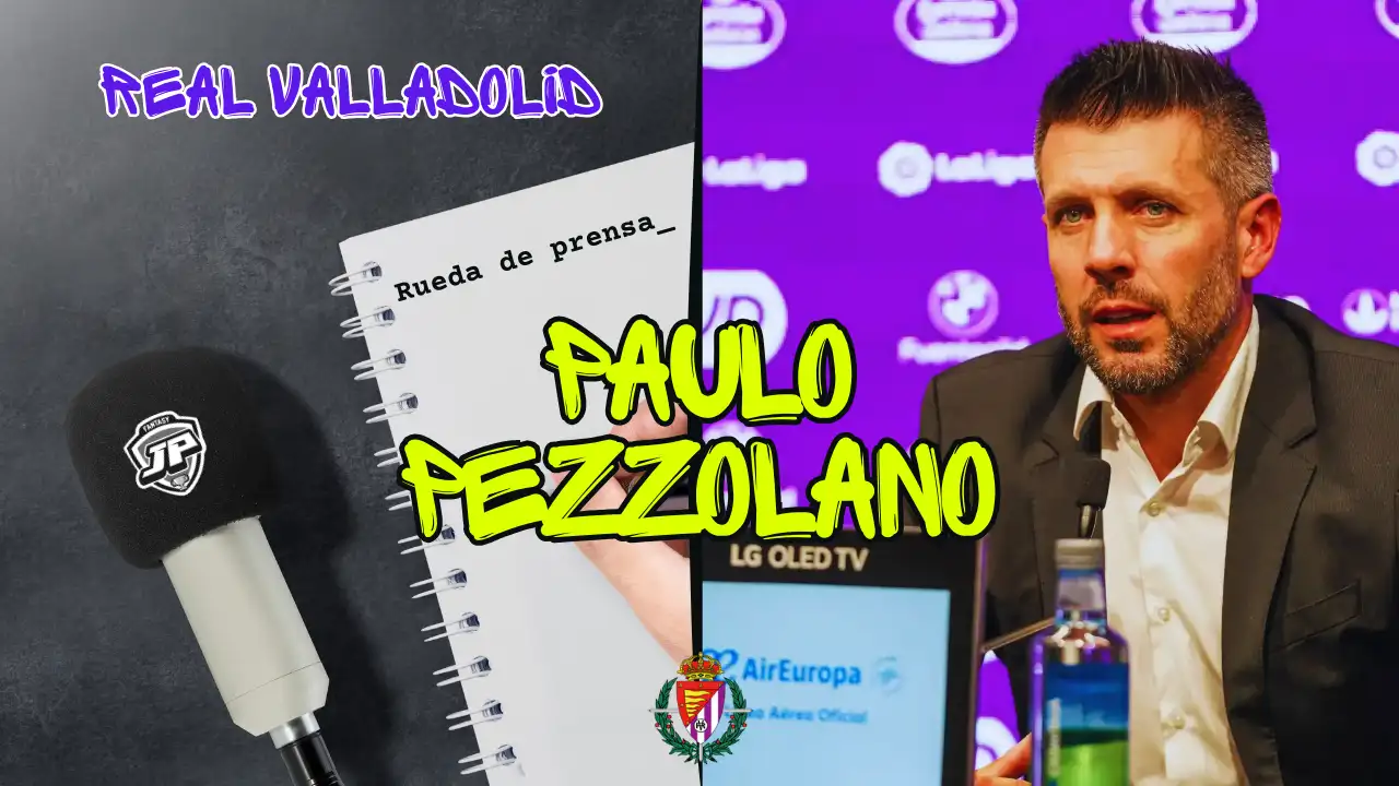 Rueda de Prensa Paulo Pezzolano Real Valladolid